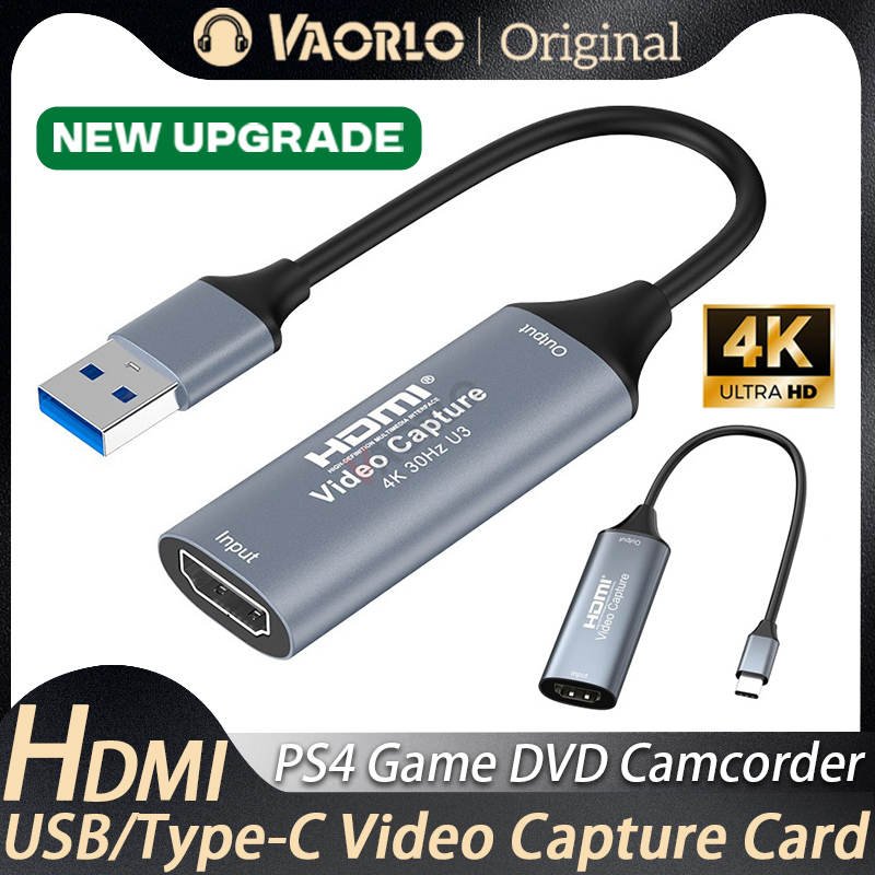 Capture Card 4K Hdmi - 4K USB3.0/Type-C 비디오 캡처 카드 PS4