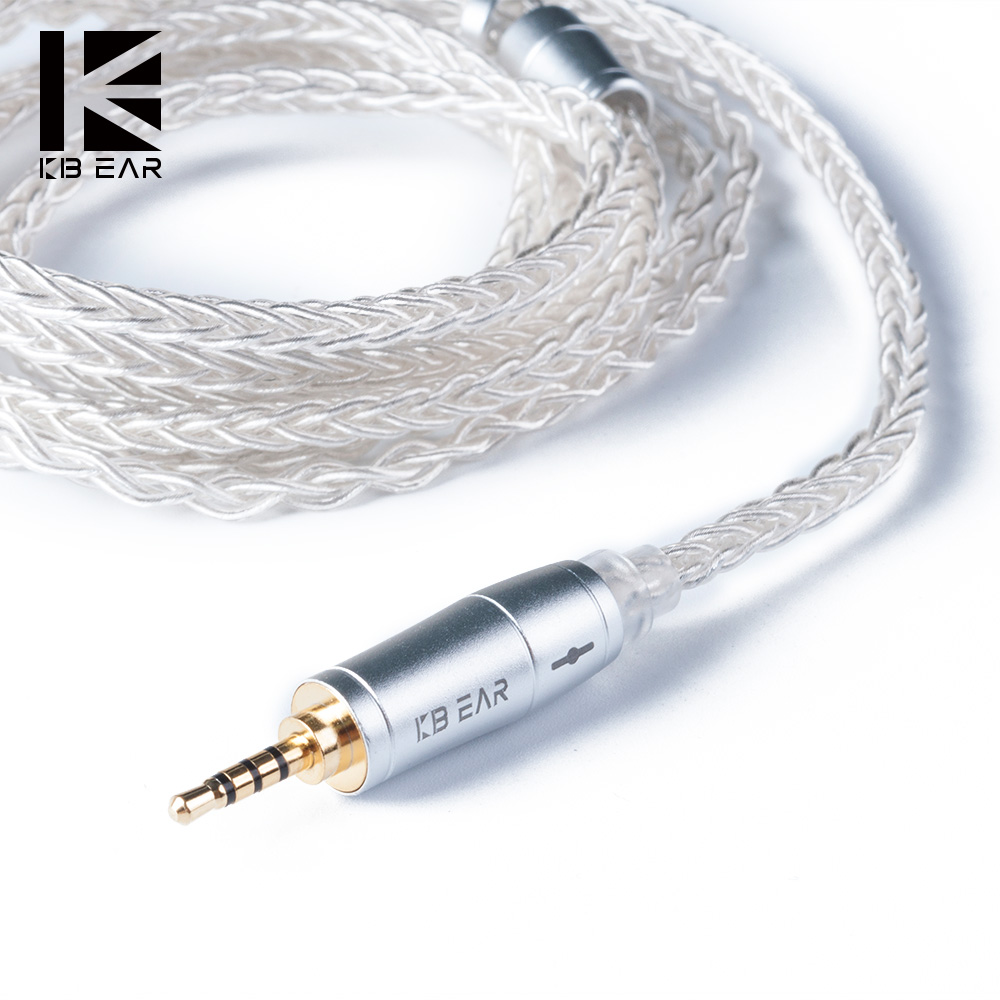 Esports Gaming Earbuds - KBEAR 8 코어 업그레이드 된 실버