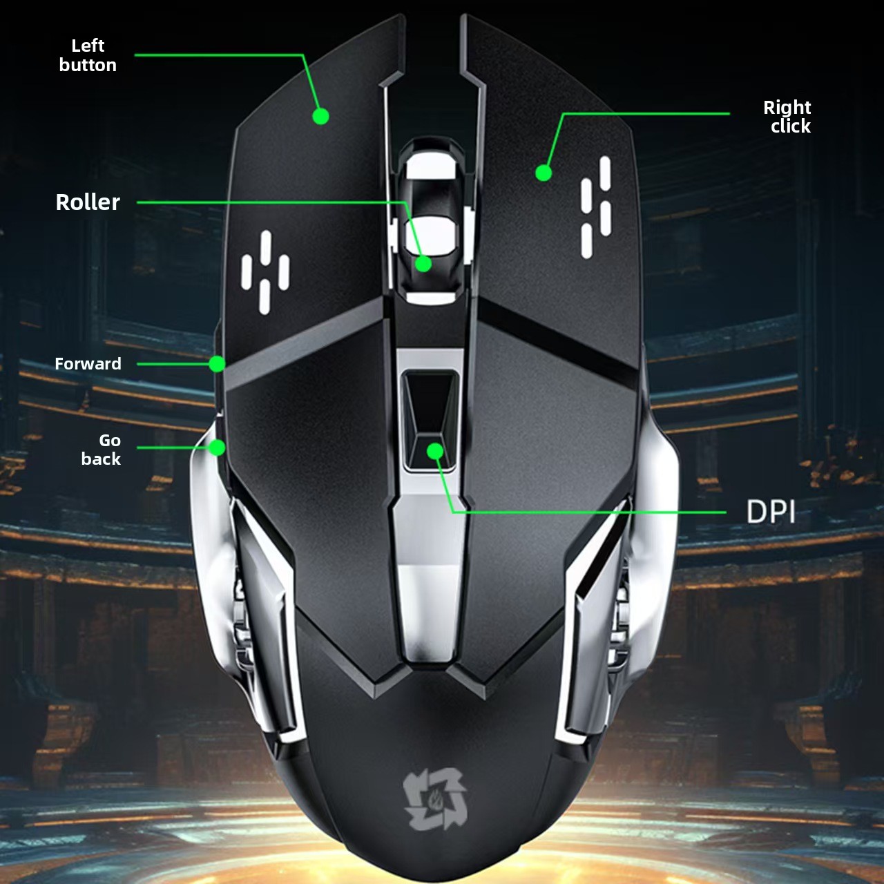 충전식 무선 게이밍 마우스 2.4G & 블루투스 듀얼  - Esports Gaming Mice 리뷰 및 가격