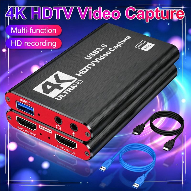 AT82-PC 녹화용 게임 4K USB 3.0 비디오  - Capture Card 4K Hdmi 리뷰 및 가격