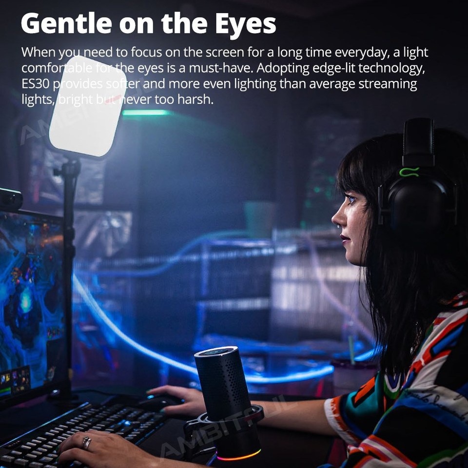 고독스 LED 게이밍 조명 ES30 E-스포츠 LED  - Esports Gaming Live 리뷰 및 가격