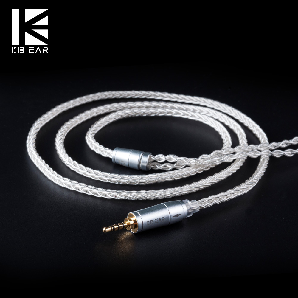 KBEAR 8 코어 업그레이드 실버 유선 이어폰 케이블 - Esports Gaming Earbuds 리뷰 및 가격